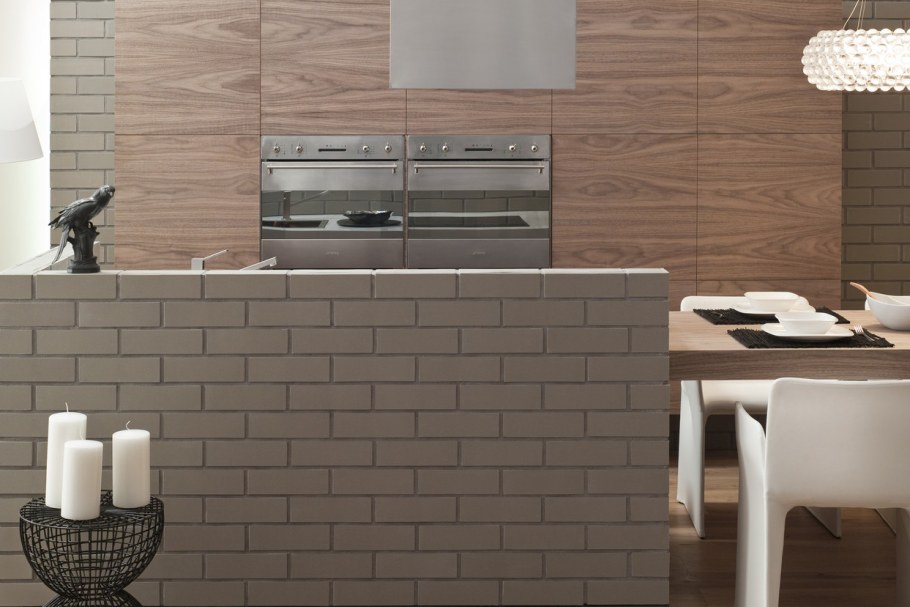 Клинкерный кирпич в интерьере