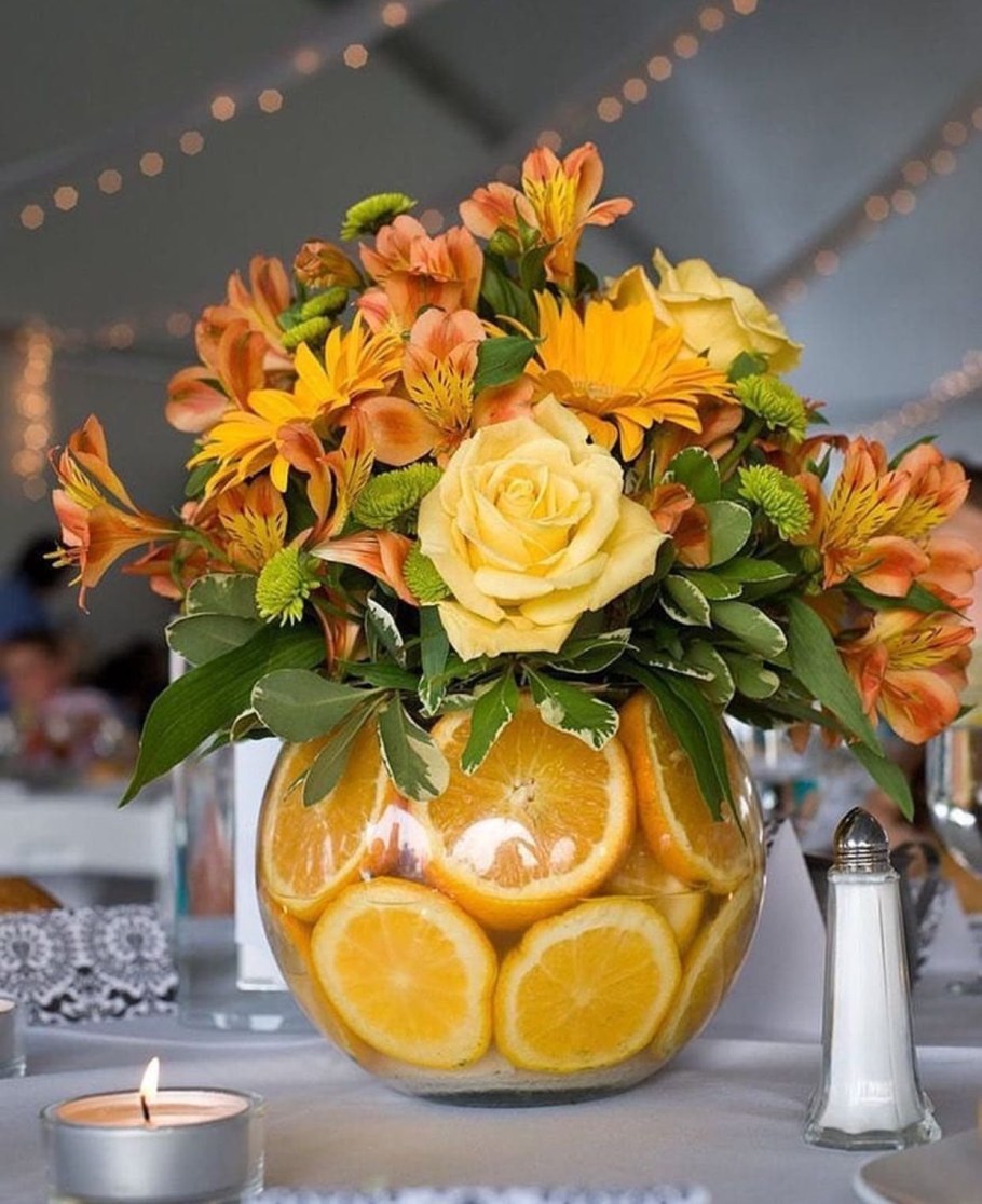 Осенние композиции из цветов