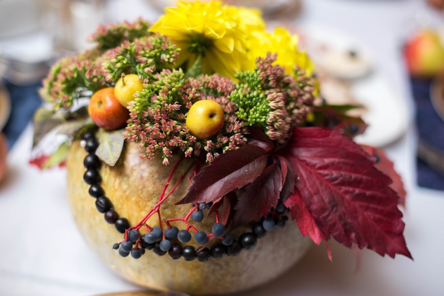 Красивые осенние цветочные композиции