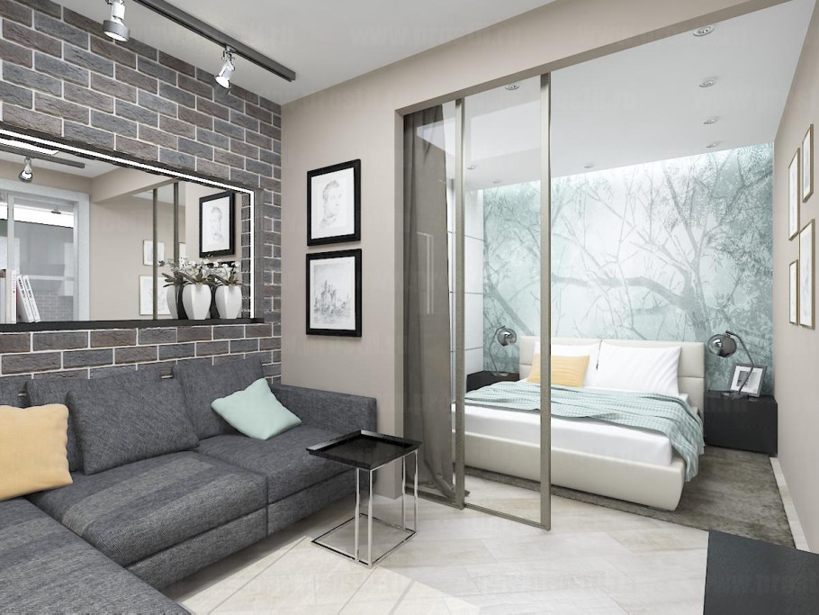 Спальня в гостиной