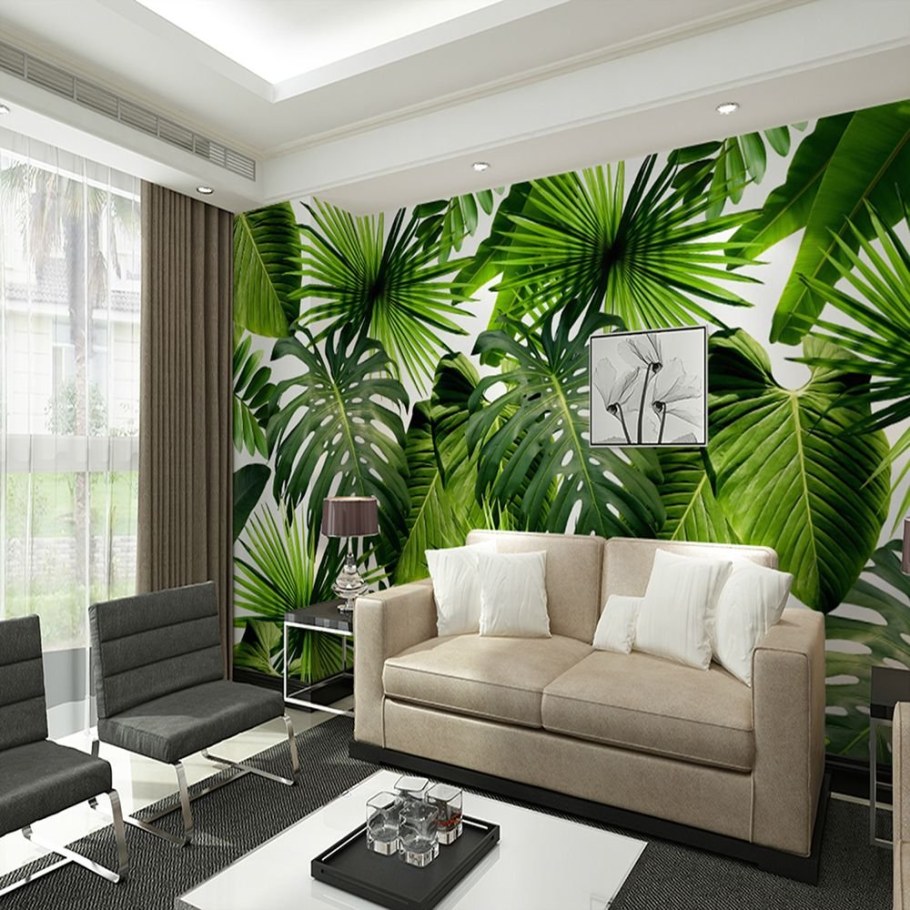 Гостиная с фотообоями