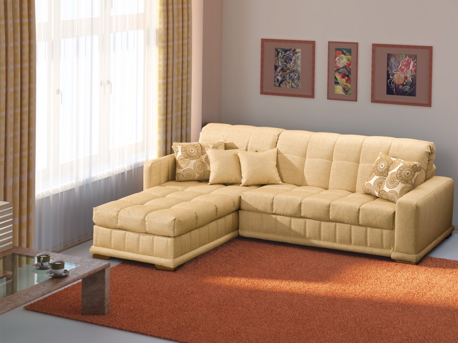 Диван угловой мягкий