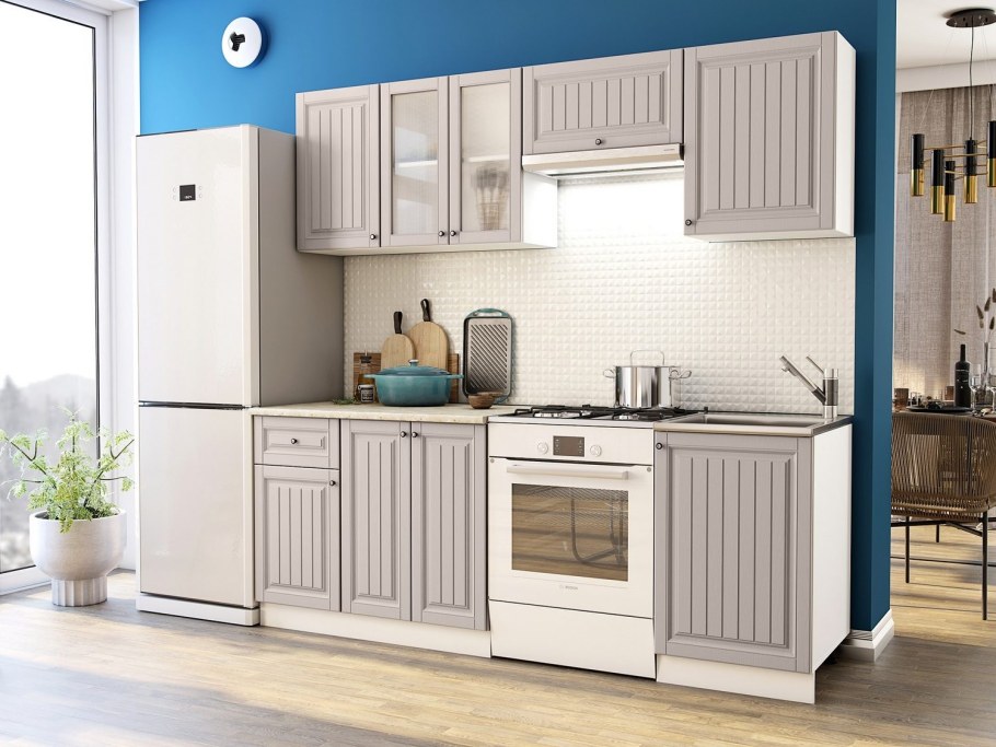 Кухня Хозяюшка Эра мебель трюфель 1.5 м