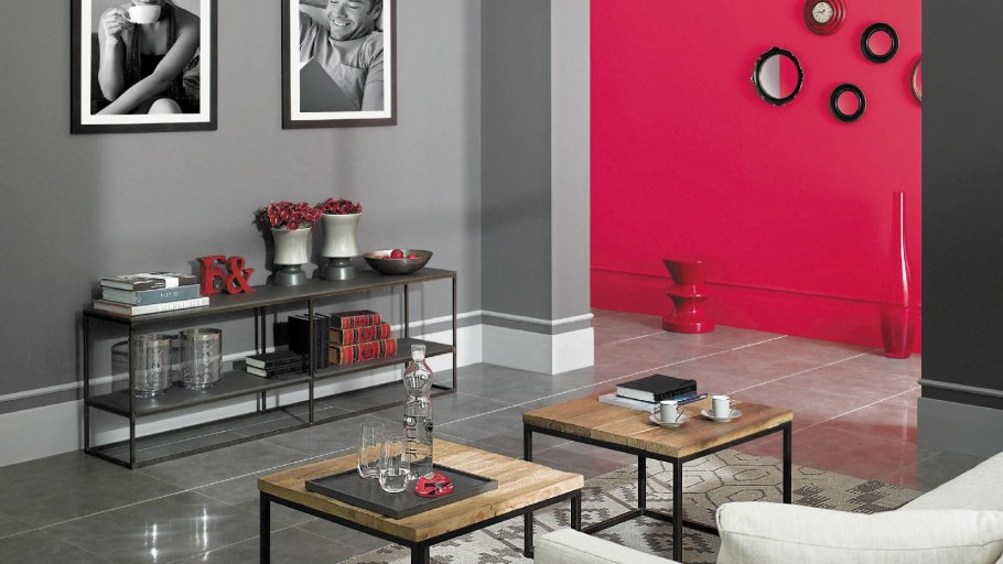 Серый интерьер