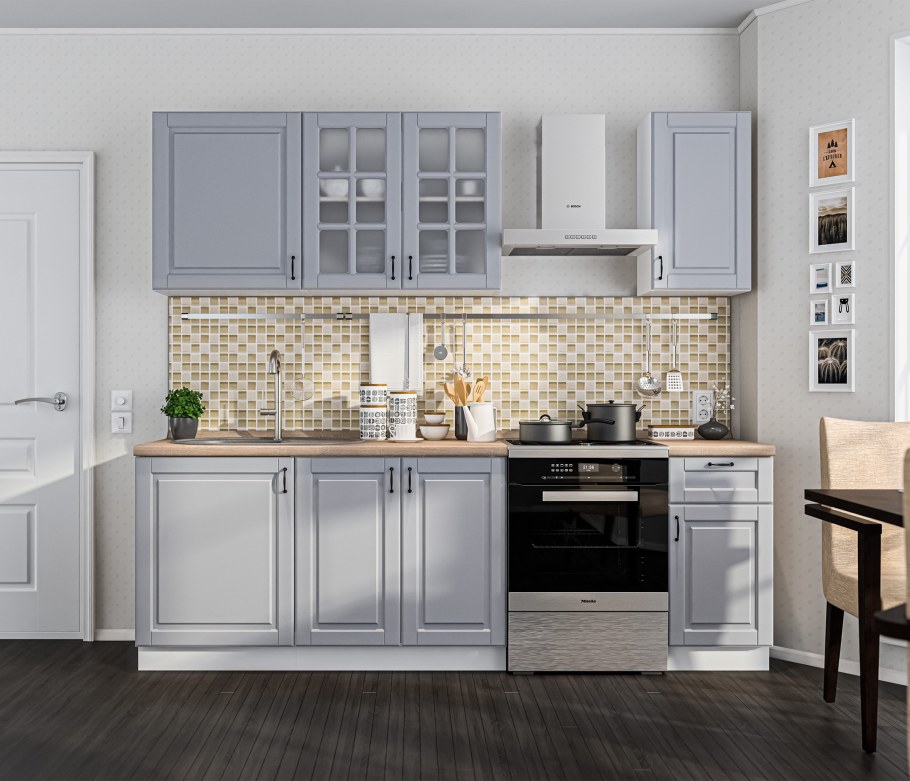 Кухня Регина Квадро белый