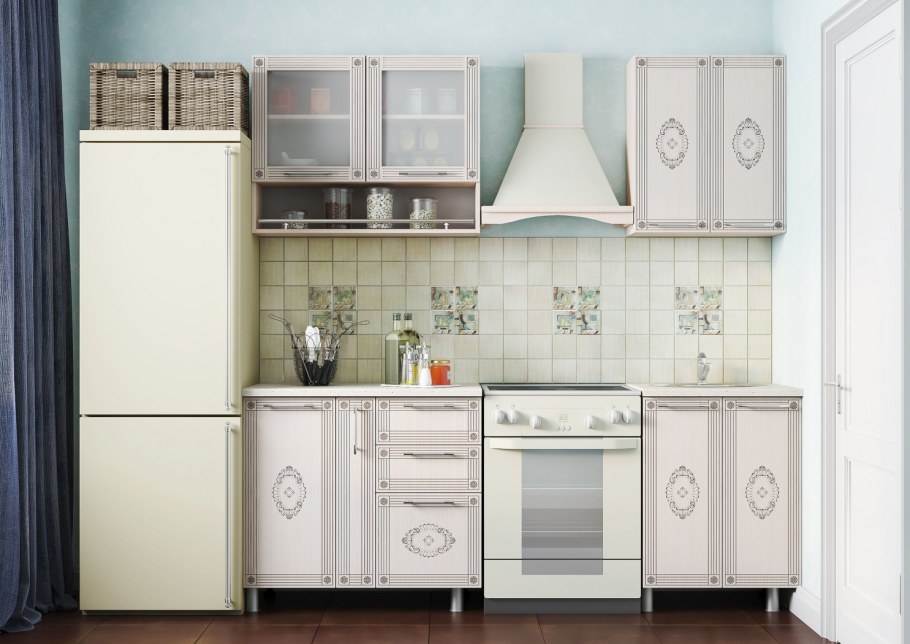 Кухонный гарнитур Легенда-34 (2.0 м) цвет Анкор грейд