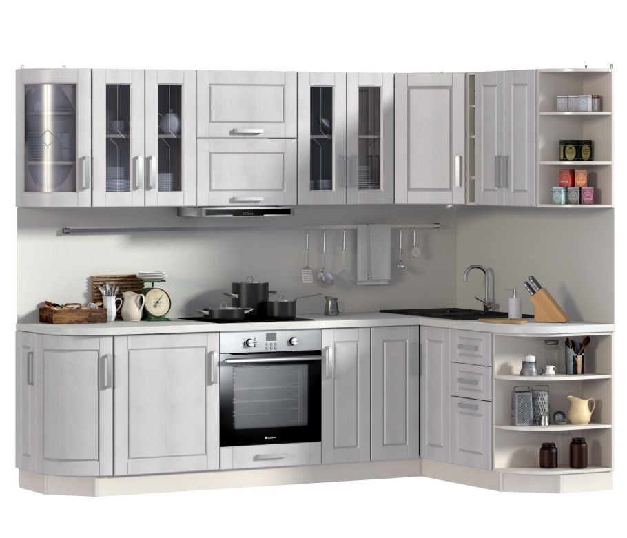 Кухня Регина риф белоснежный