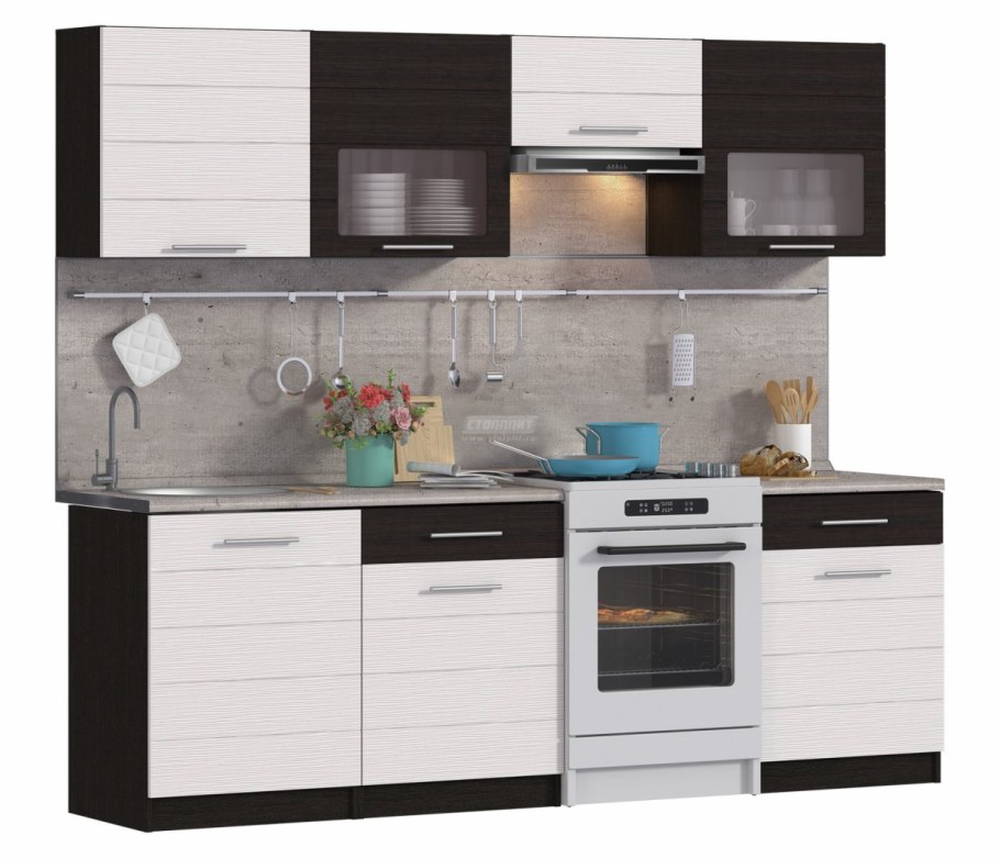 Гарнитур кухня Милена дуб феррара,Онденс