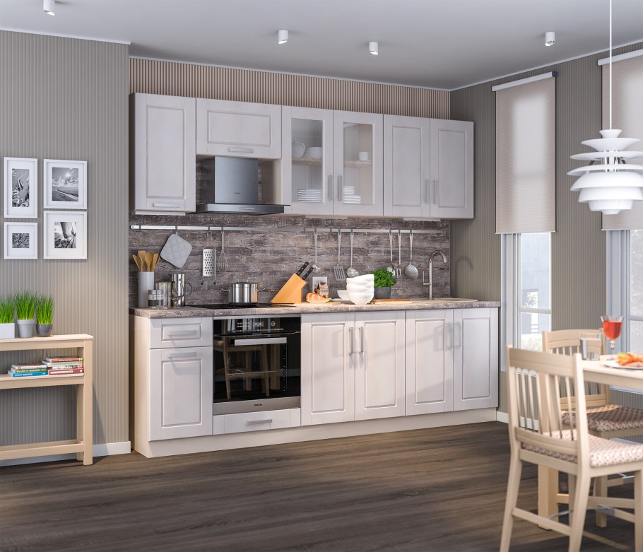 Столплит кухня Регина Сандал белый