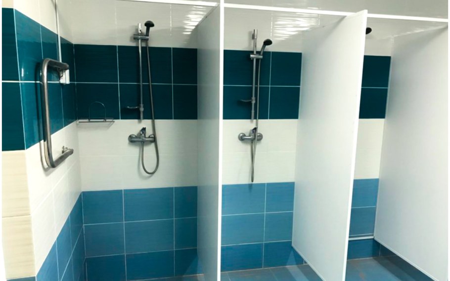 Сантехперегородки для душевых