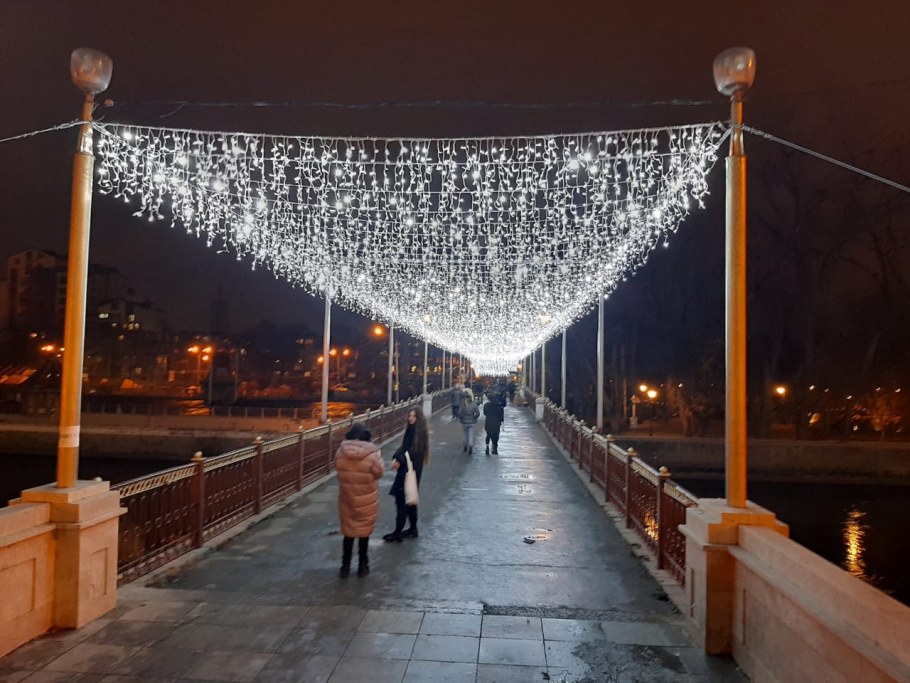 Проспект мира Владикавказ зимой