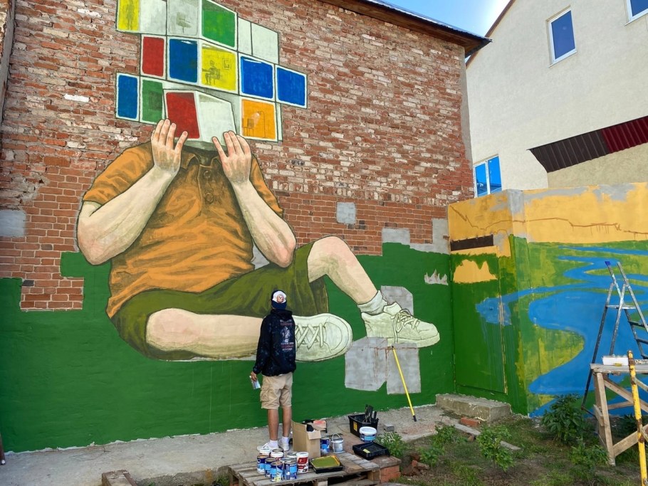 Мурал Челябинск Рустам Казань