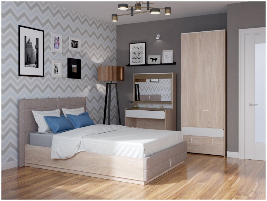 Ясень шимо светлый белый глянец