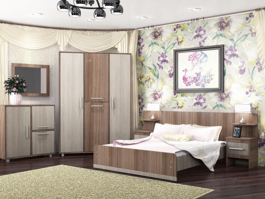 Спальня Гармония ясень шимо