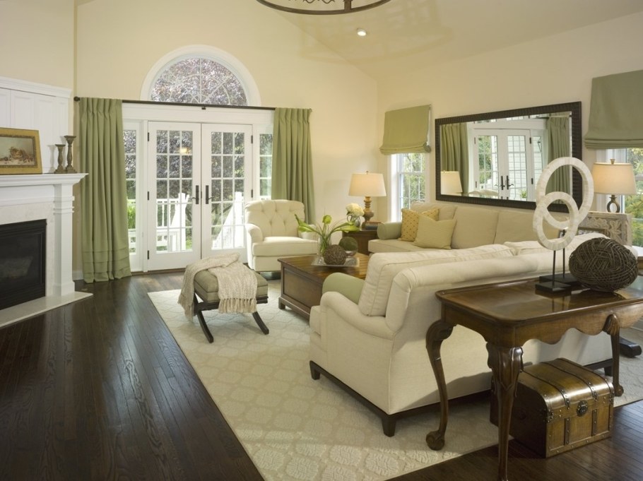 Оливковый цвет в интерьере