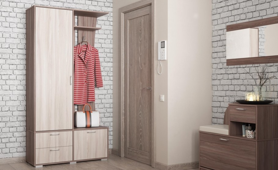 Прихожая Берта ясень шимо светлый