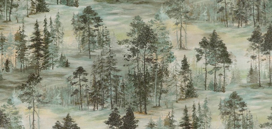 Обои Elysium Сосновый Бор в интерьере