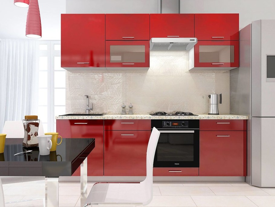 Кухня Ксения белый глянец Стендмебель