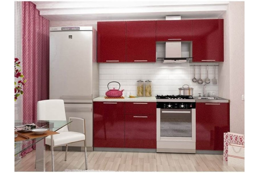 Кухня олива гранат металлик