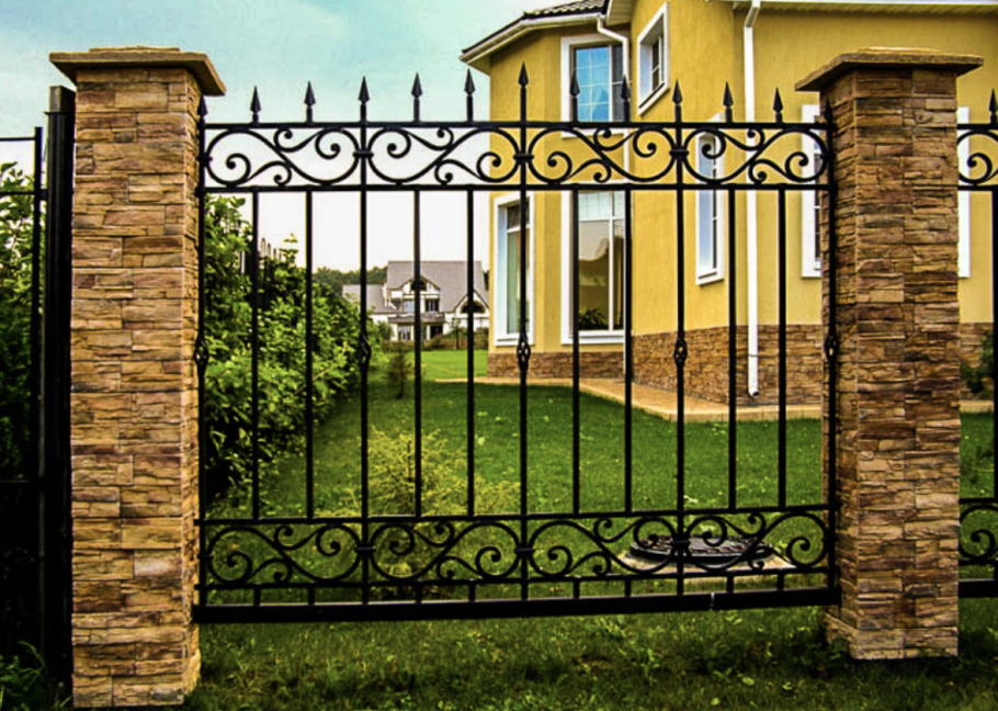 Красивые кованые заборы