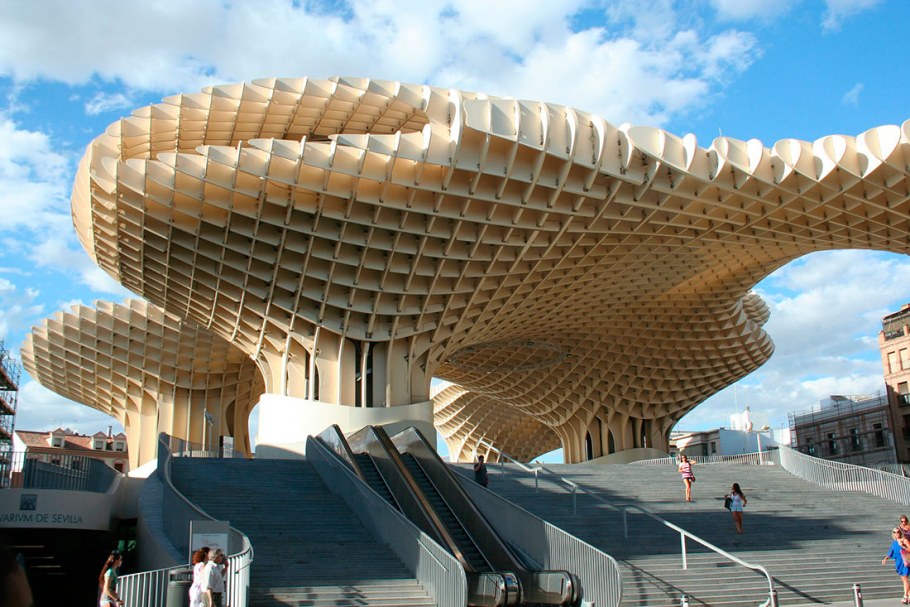 Площади Метрополь парасоль в Севилье, Испания