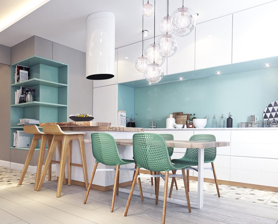 Модный интерьер кухни