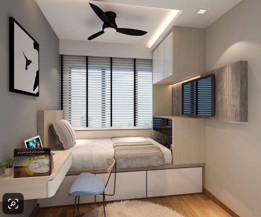 Спальня для мужчины в современном стиле