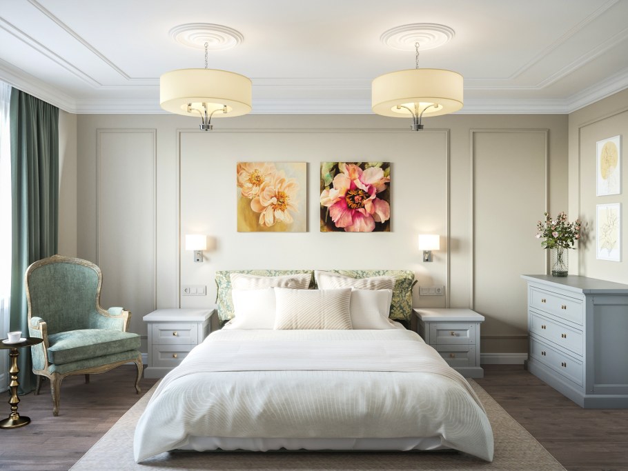 Спальня в стиле современная классика