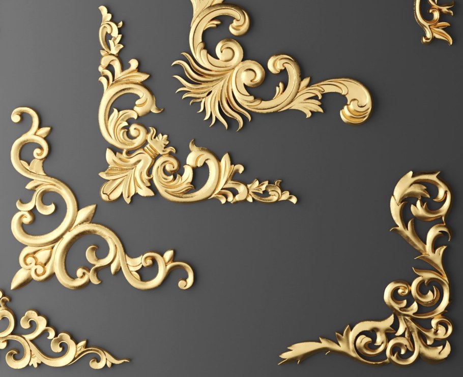 Картуш лепнина