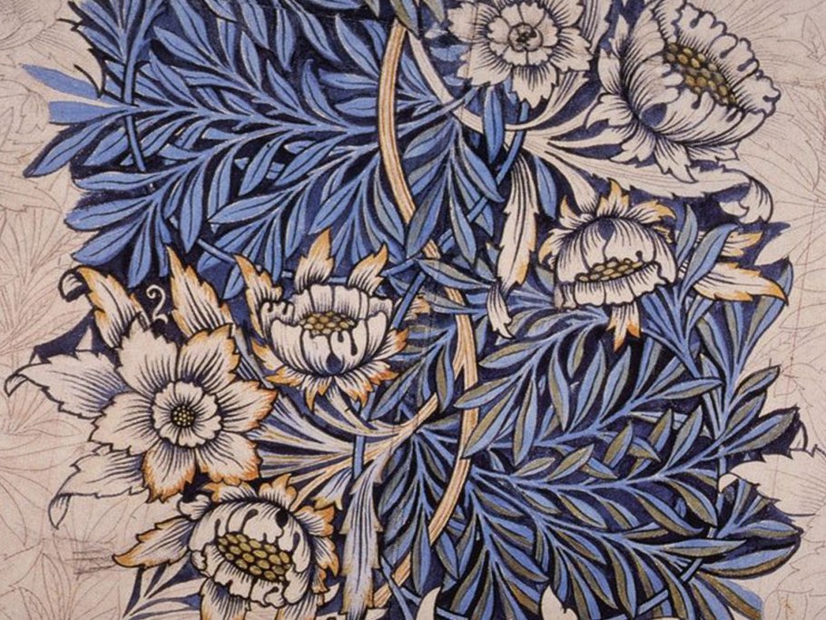 Уильям Моррис орнамент чертополох