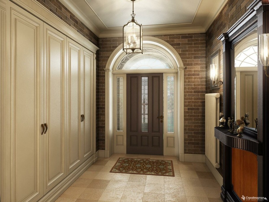 Интерьер прихожей в частном доме