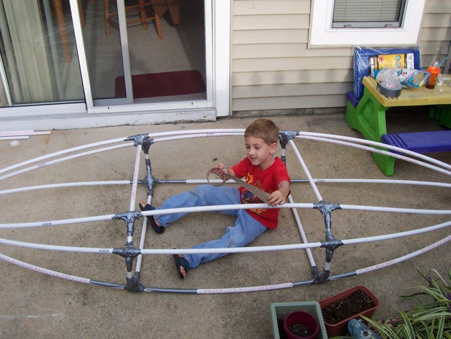 Самоделки из пластиковых труб