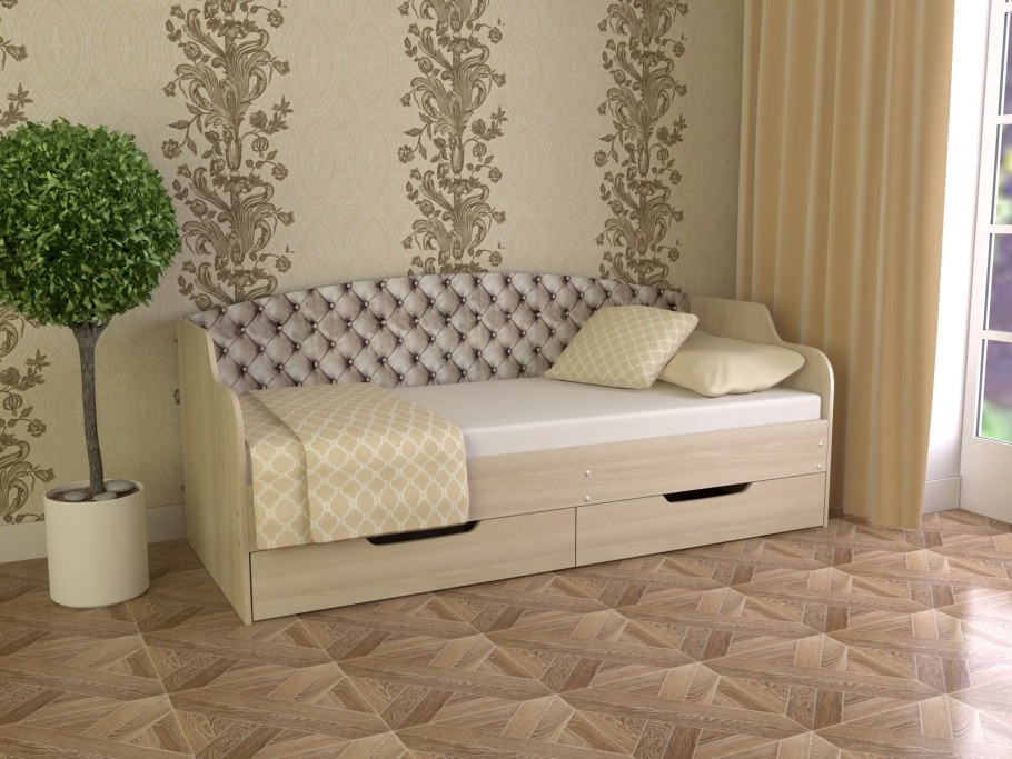 Диван-кровать Юниор Тип-2 900 2000 мягкая спинка