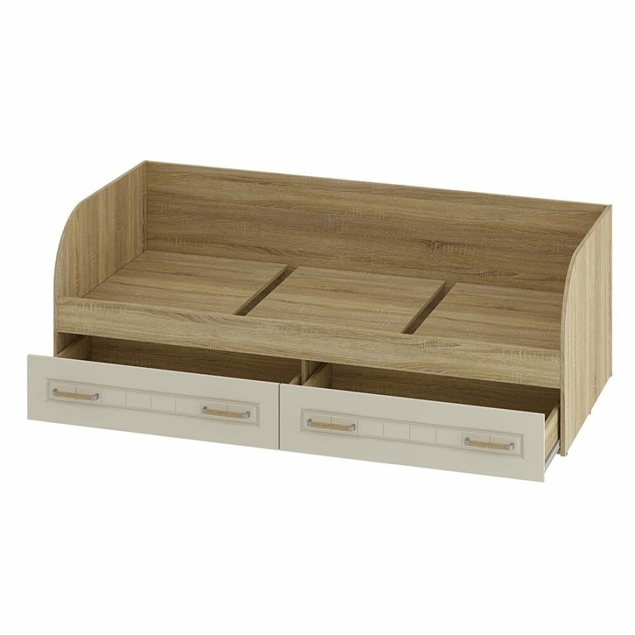 "Маркиза" кровать детская кр-01 (1892х640х833) Light, дуб сонома