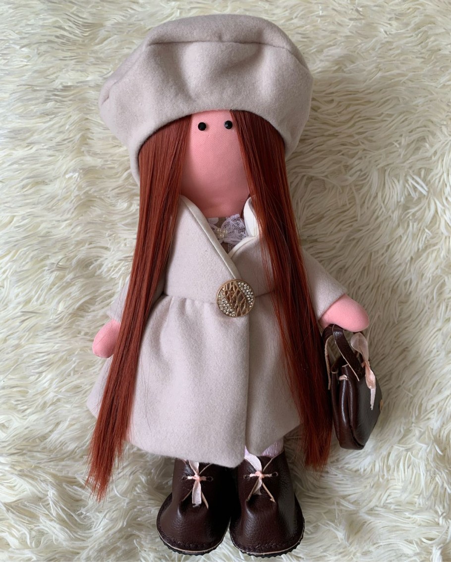 Интерьерная кукла осенняя