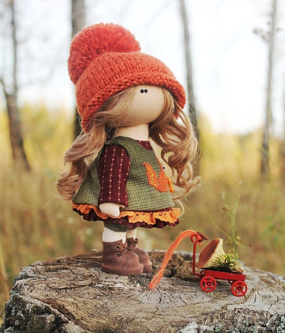 Интерьерная куколка Белочка