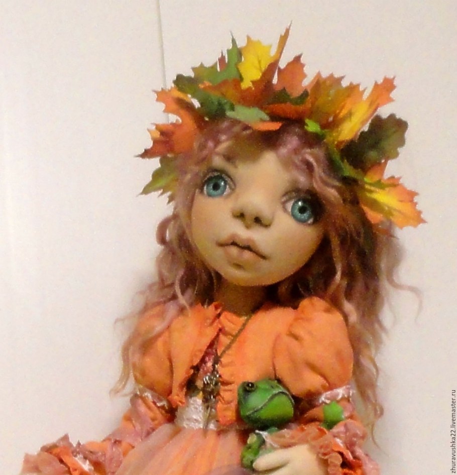 Чулочная кукла осень