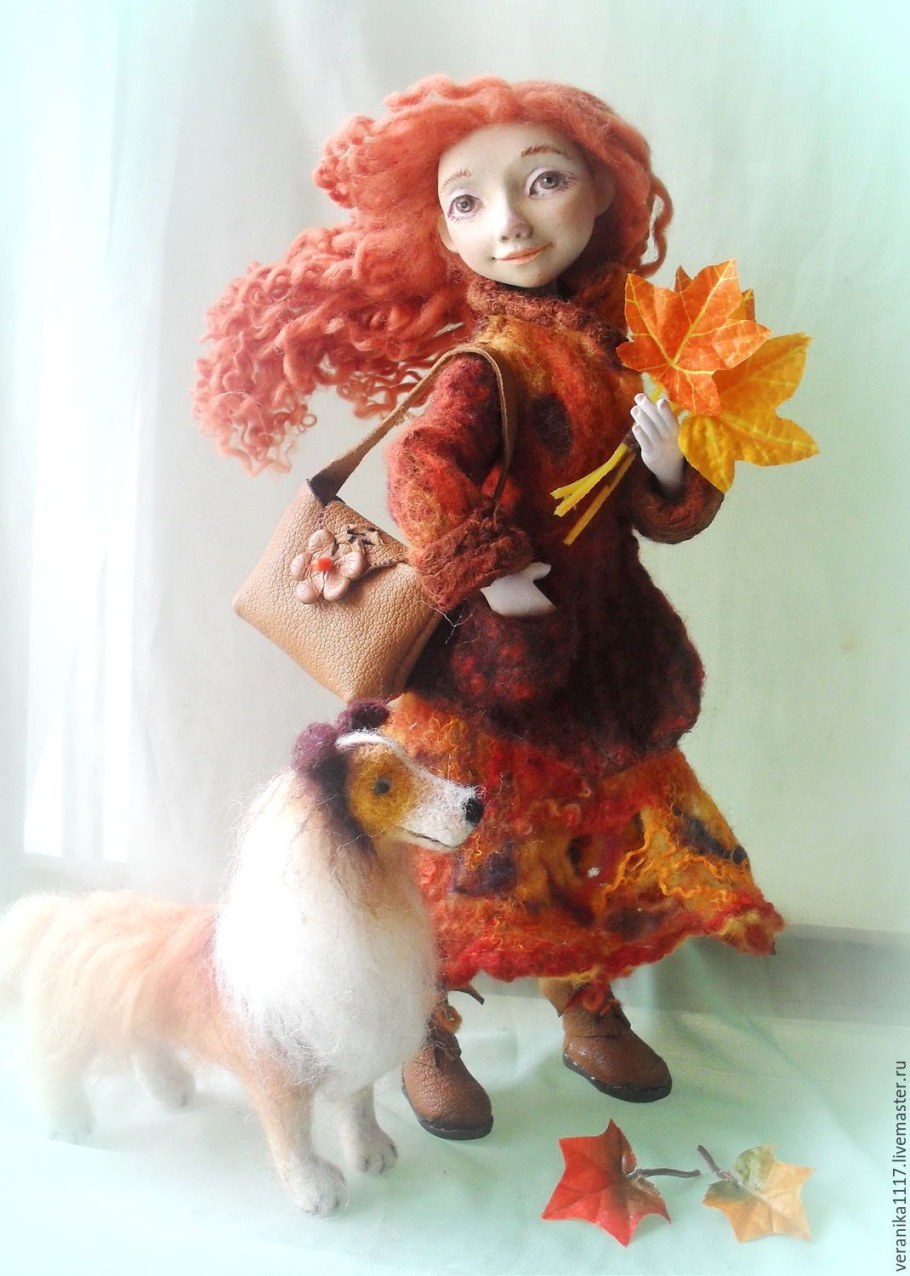 Авторская кукла валяные