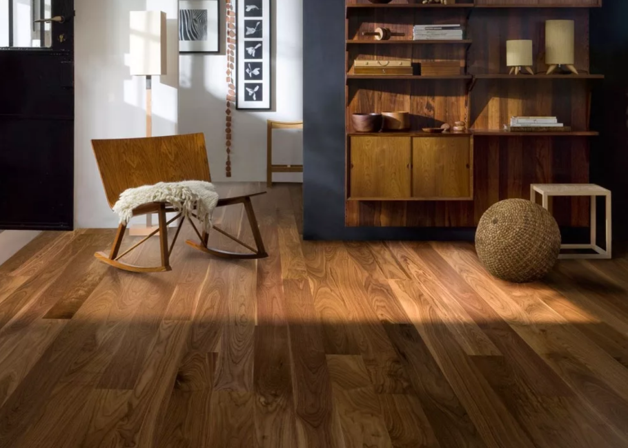 Паркетная доска для пола американский орех Черс