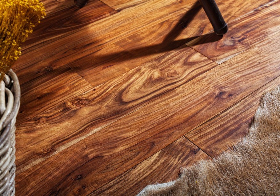 Массивная доска состаренная Акация