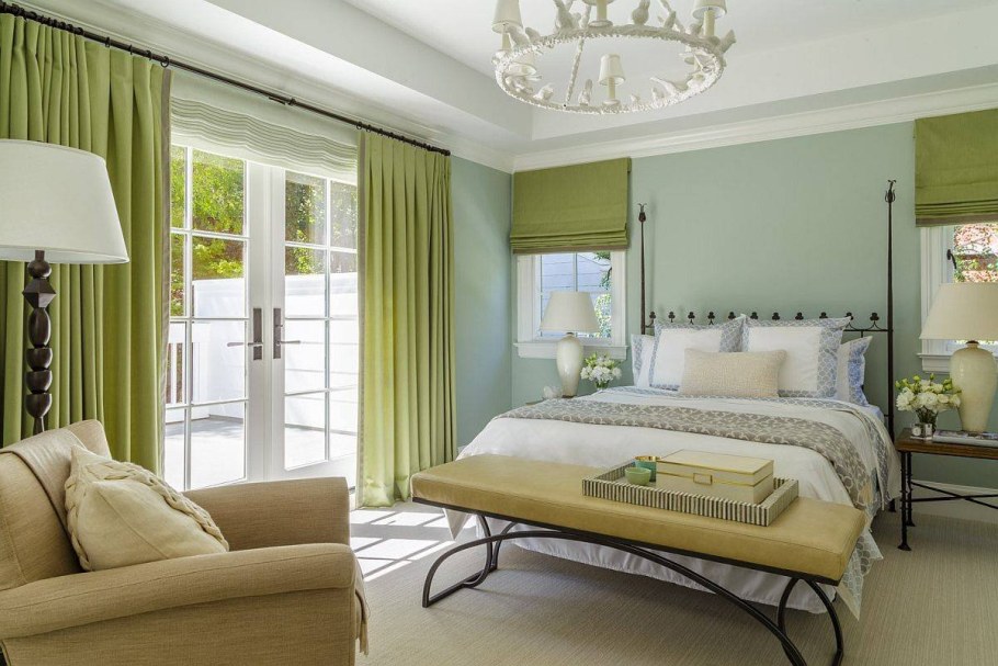 Фисташковый цвет в интерьере