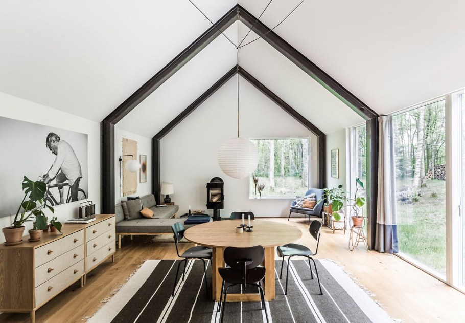 Скандинавский барнхаус интерьер