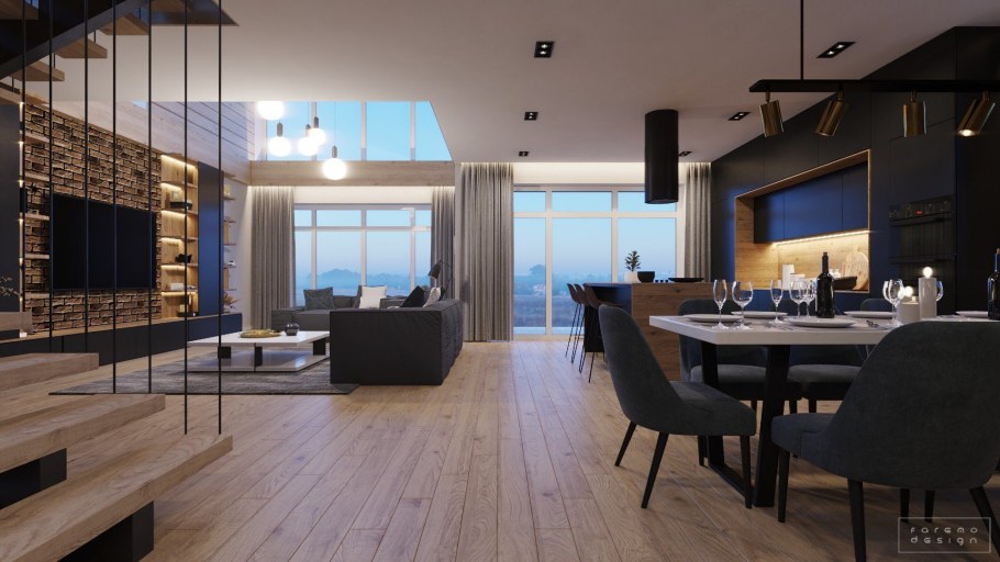 Квартира в стиле лофт