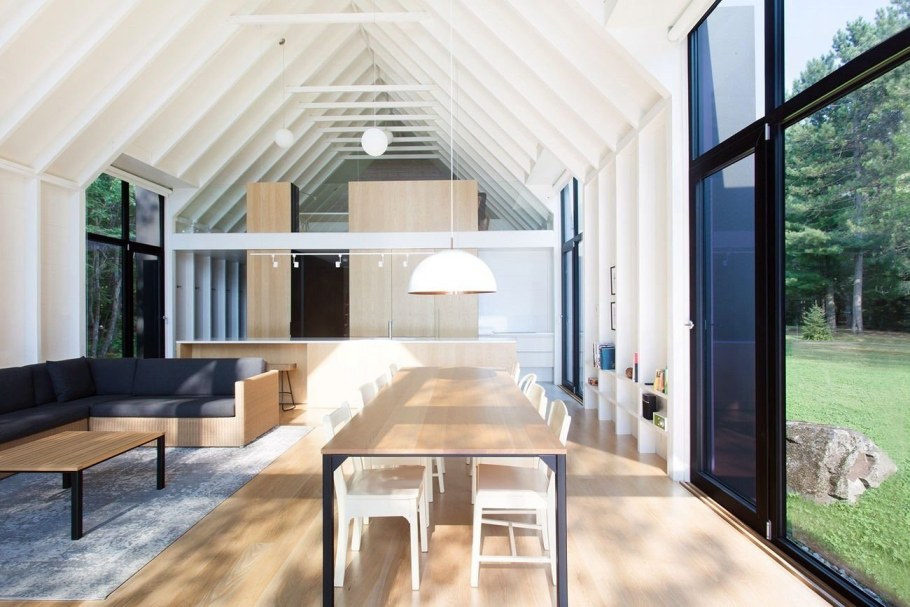 Скандинавский стиль в интерьере барнхаус