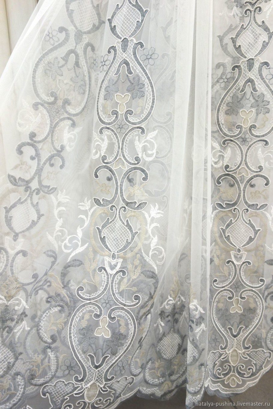 Тюль микросетка классика