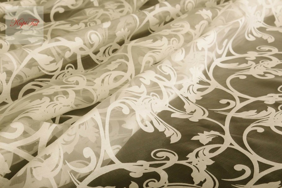 Тюль органза Деворе Сакура