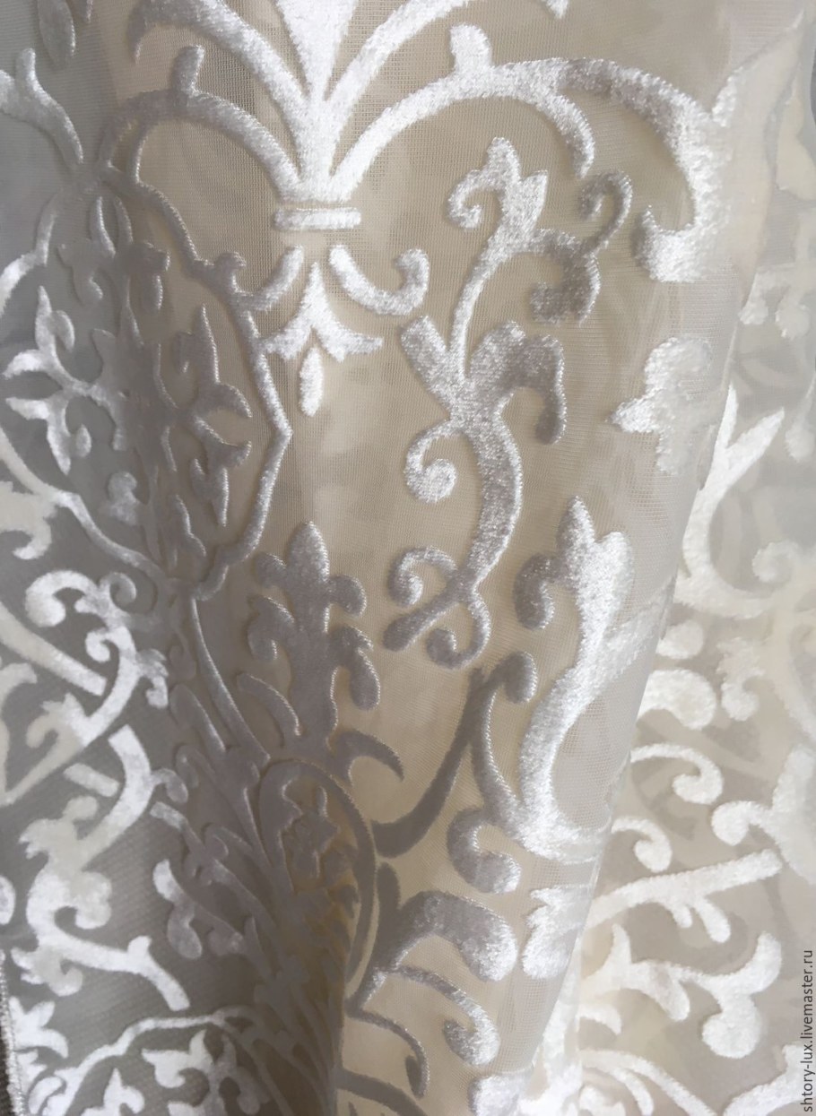 Тюль органза Деворе т128 (BT-200156-gr)