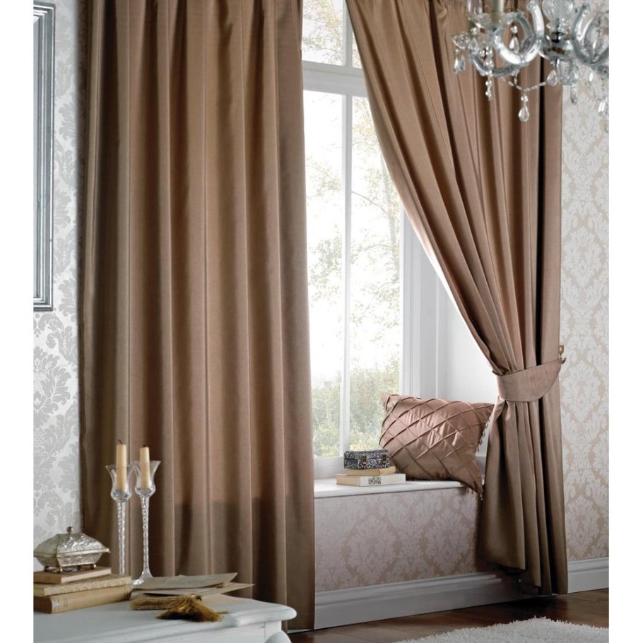 Шторы блэкаут молочный шоколад