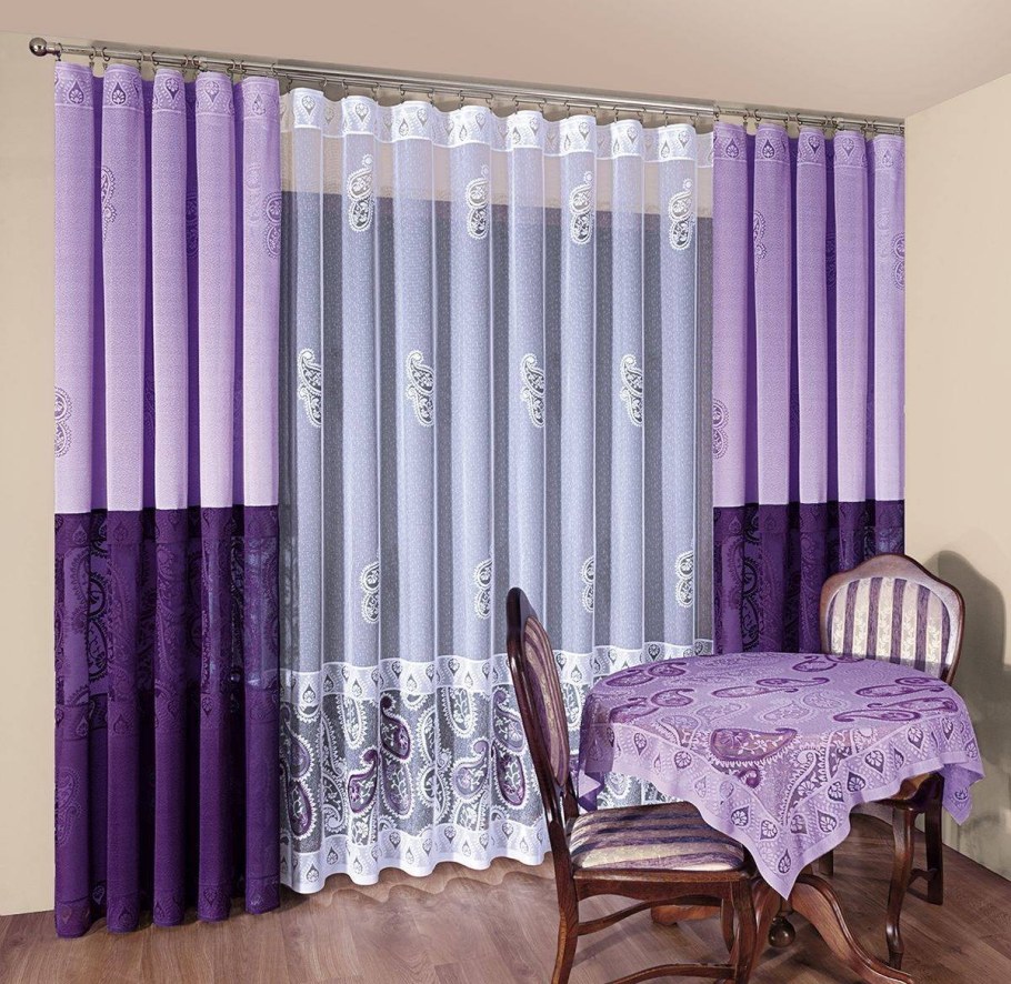 Тюли и шторы для зала