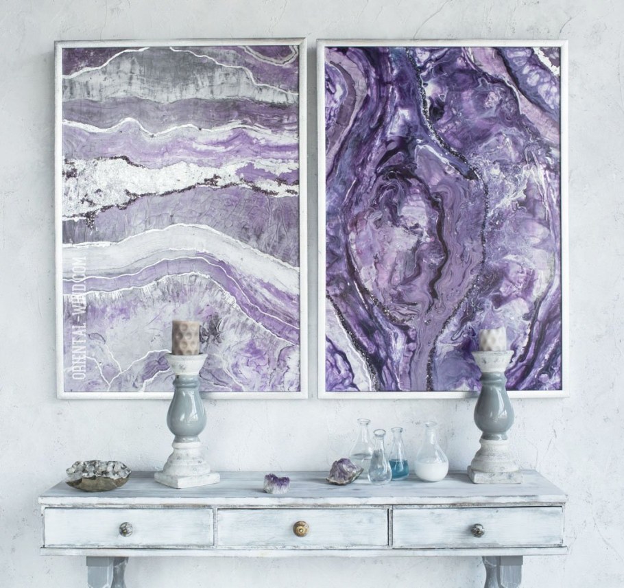 Аметист в интерьере